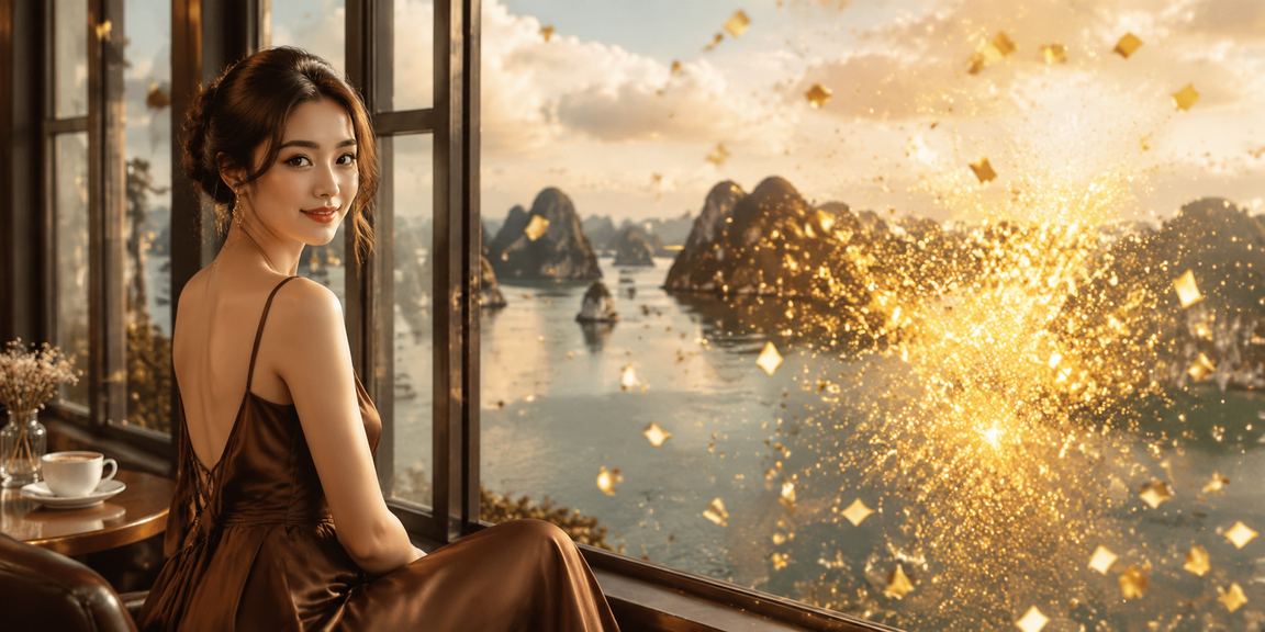 Khách VIP thưởng thức cà phê tại Hạ Long Bay và nhận bonus từ 3in1