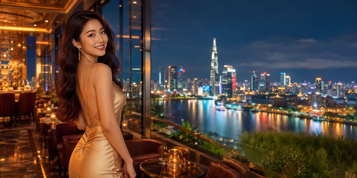 Không khí sòng bài trực tuyến sôi động tại Việt Nam với ánh đèn neon rực rỡ